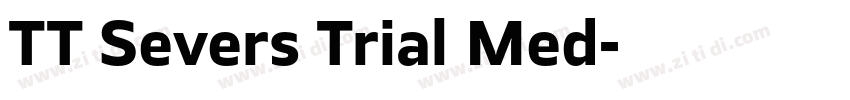 TT Severs Trial Med字体转换